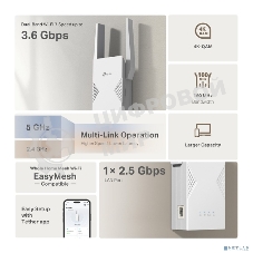 Усилитель беспроводного сигнала Wi-Fi TP-Link RE235BE