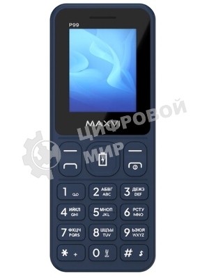 Мобильный телефон Maxvi P99 синий