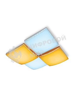 Потолочный светодиодный светильник с пультом FP2324 WH белый 144W 540*540*145 (ПДУ РАДИО 2.4)