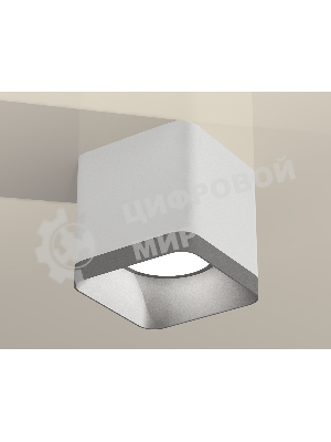 Светильник Ambrella Light XS7805003 SWH/SSL белый песок/серебро песок MR16 GU5.3 (C7805, N7703)