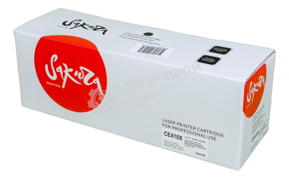 Картридж лазерный Sakura CE410X для HPLaserJet Pro 300/400 color M351/M375nw/M451dn/M451nw/M451dw/M475dw/M475d, черный, 4000 к.