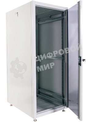 Шкаф телекоммуникационный напольный ЭКОНОМ 18U (600 600) дверь стекло, дверь металл