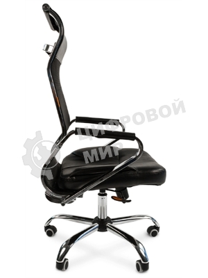 Кресло Chairman 700 черный, сетка, 120 кг, механизм качания