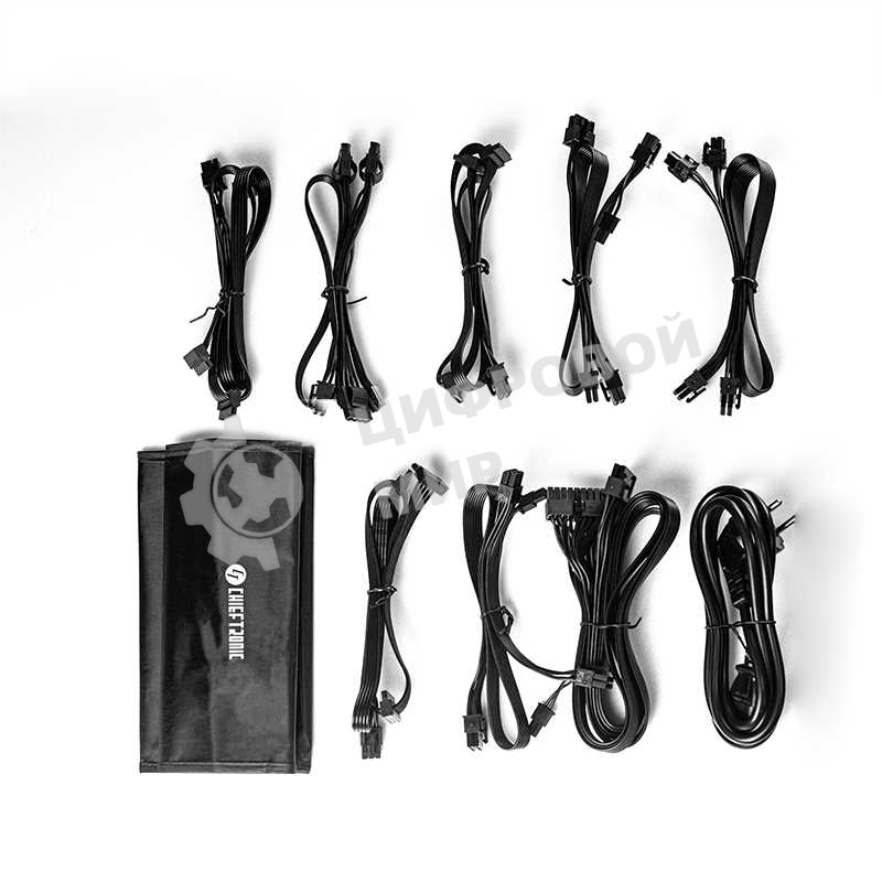 Блок питания Chieftec GPX-750FC, 750Вт, 80 PLUS Gold, 120мм, модульный, черный