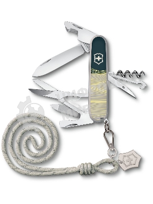 Нож перочинный Victorinox Companion New York Style (1.3909.E223) 91мм 16функц. зеленый с чехлом подар.коробка