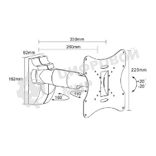 Кронштейн для ТВ ARM Media LCD-202 15