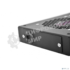 Модуль вентиляторный ЦМО, 3 вентилятора, колодка, черный R-FAN-3J-9005