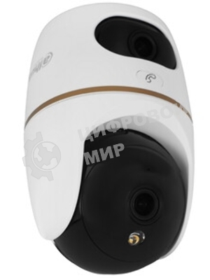 Мини-PT IP-видеокамера Dahua DH-IPC-H3BP-0360B с Wi-Fi 2.4ГГц 3Мп, 1/3.2” CMOS, объектив 3.6мм, обнаружение людей, ИК 10м, микрофон, динамик