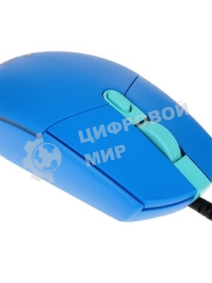 Мышь проводная Logitech G102 LIGHTSYNC синий, 8000 dpi, USB, кнопки - 6