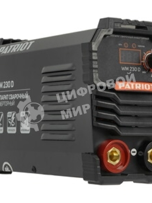 Сварочный аппарат Patriot WM230D инвертор ММА 10.7кВт