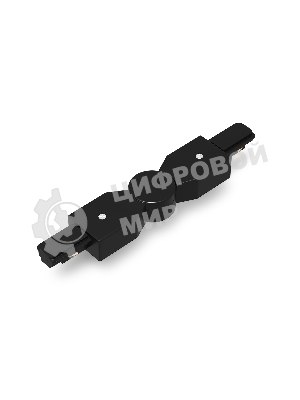 GL7180 BK черный матовый коннектор поворотный шарнирный для однофазного шинопровода Standard 220V NEW 285*35*20