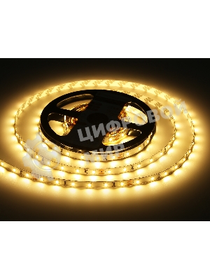 Светодиодная лента Ambrella light GS3001 2835 60Led/ 6W m/ 24V IP20 3000K/ 5000*8*1.2mm (2 конт.)