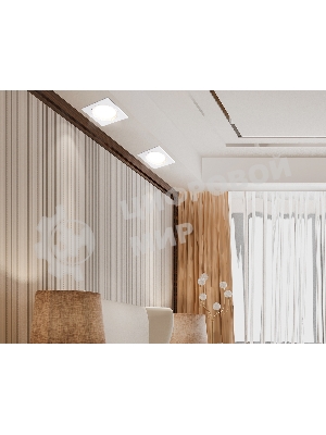 Светильник Ambrella light TN51803 WH белый GX53 max 15W 110*110*23