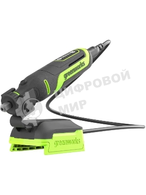 Прямошлифовальная машина (гравер) аккумуляторный GreenWorks G24RT, 24V, бесщеточный, с принадлежностями 52 шт., без АКБ и ЗУ (3200807)