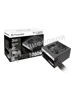 Блок питания Thermaltake TR2 S 700W (PS-TRS-0700NPCWEU-2), 700Вт, 80 PLUS, 120мм, черный