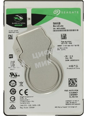 Жесткий диск Seagate Original SATA-III 500Gb ST500LM030 Barracuda (5400rpm) 128Mb 2.5