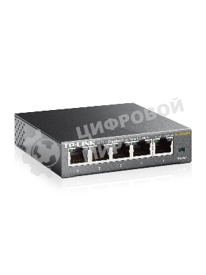 Коммутатор сетевой TP-Link SMB TL-SG105E 5-Port Gigabit Desktop Easy Smart Switch, 5 10/100/1000Mbps RJ45 ports, MTU/Port/Tag-based VLAN, QoS, IGMP Snooping