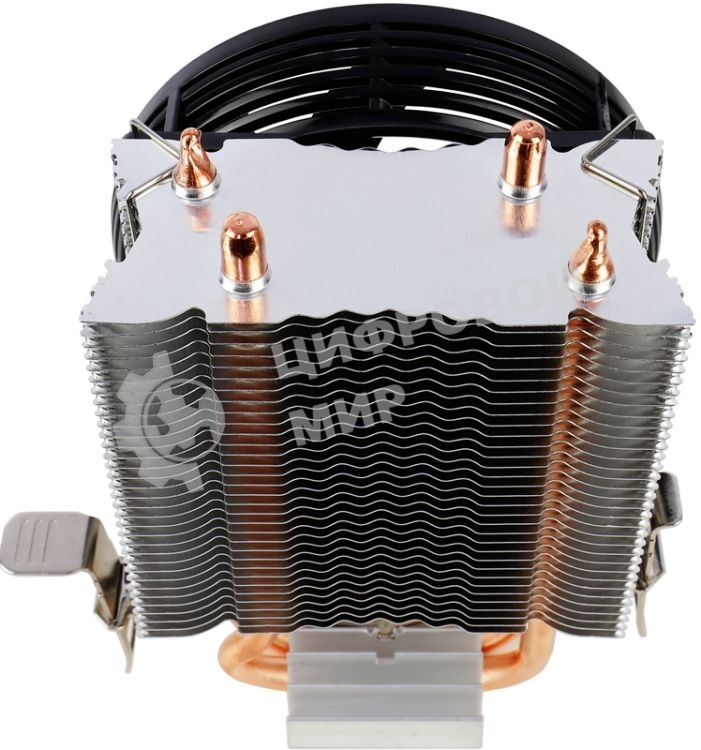 Кулер для процессора AeroCool/Formula Verkho 2 серебристый, 90 мм, алюминий/медь, 2000 об/мин, 25 дБ, 4 pin, 110 Вт, 125 мм