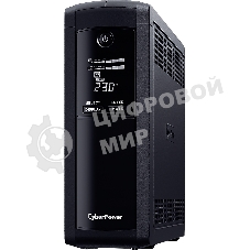 Источник бесперебойного питания UPS CyberPower VP1200ELCD Line-Interactive 1200VA/720W USB/RS-232/RJ11/45 (4 + 1 EURO)