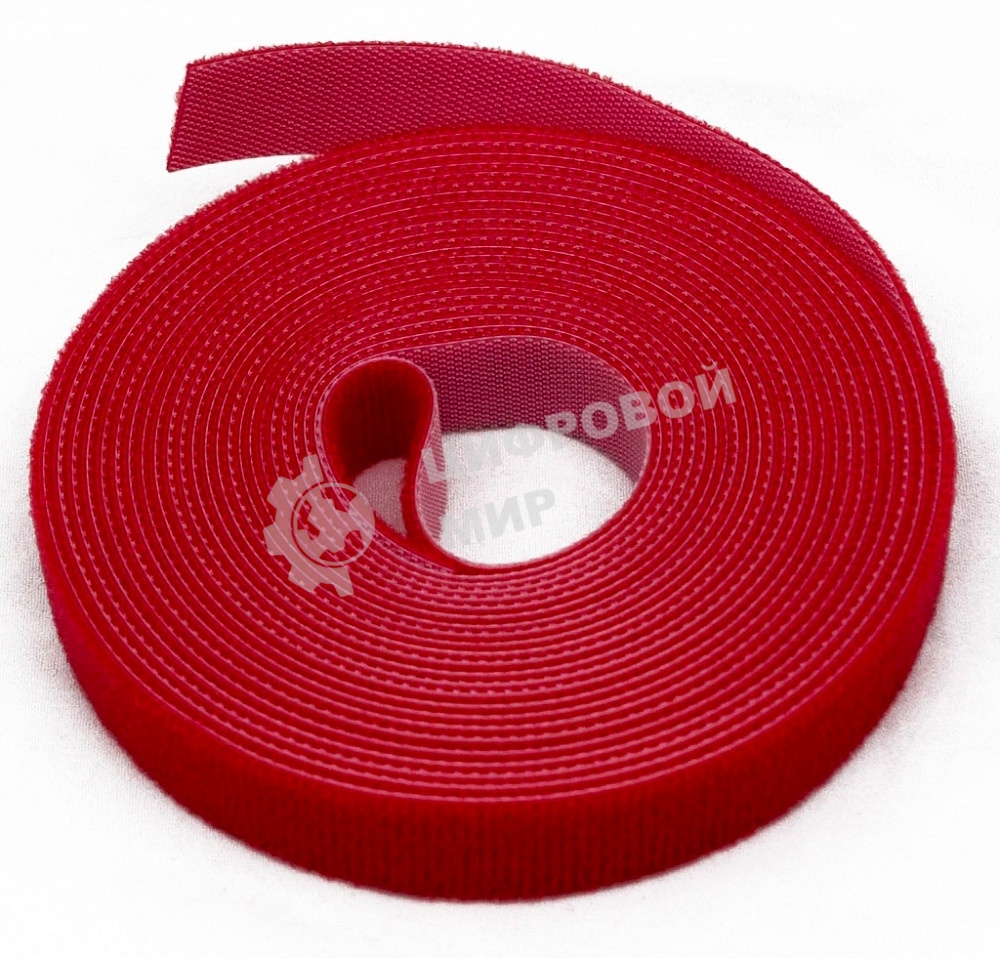 Лента (липучка) в рулоне Hyperline WASNR-5x16-RD, ширина 16 мм, длина 5 м, красная
