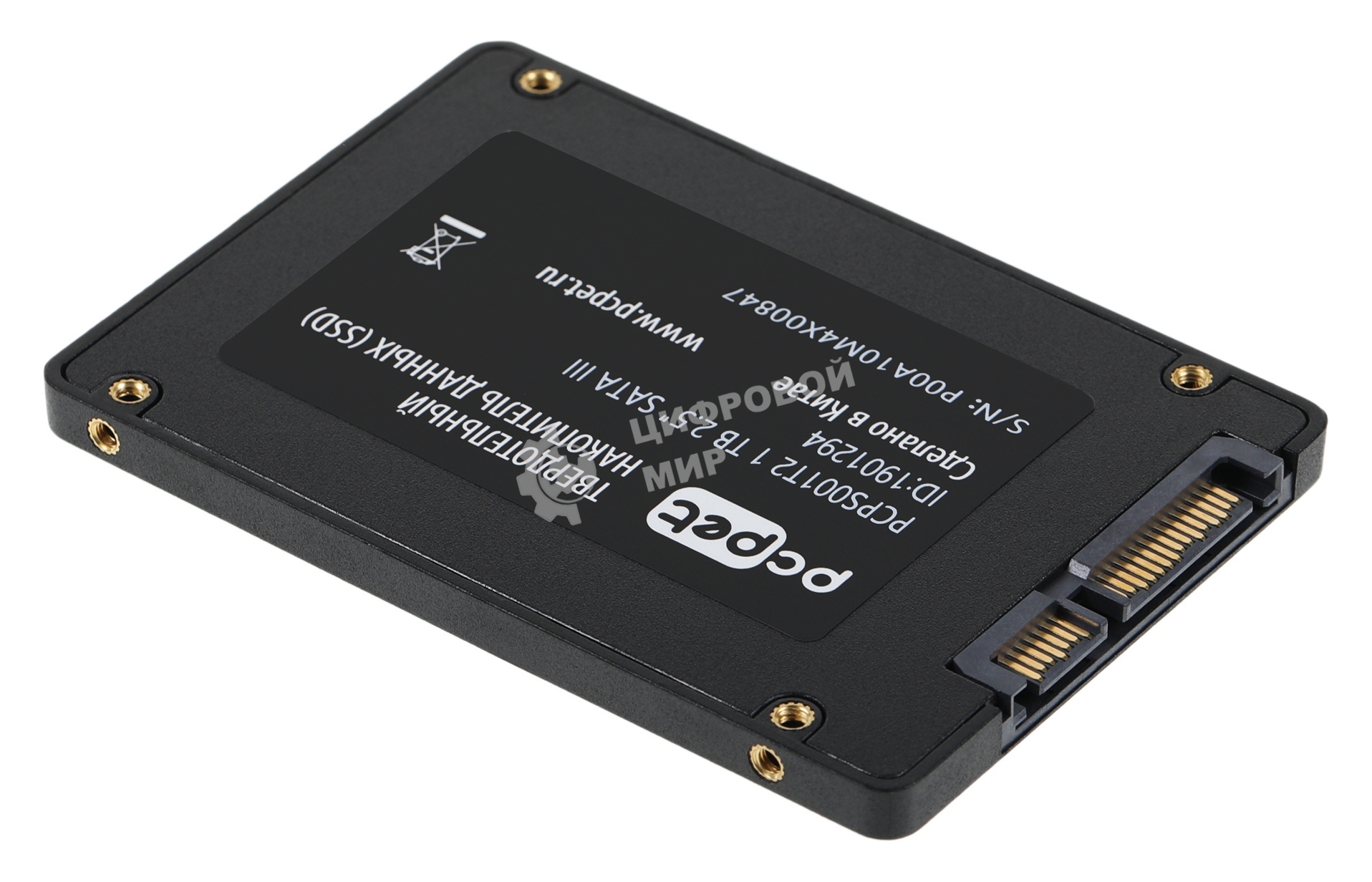 Накопитель SSD PC PET PCPS001T2, 1Tb, SATA-III, 2.5