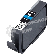 Картридж струйный Canon PFI-300 C EUR/OCN голубой (735 стр.) для Canon imagePROGRAF PRO-300
