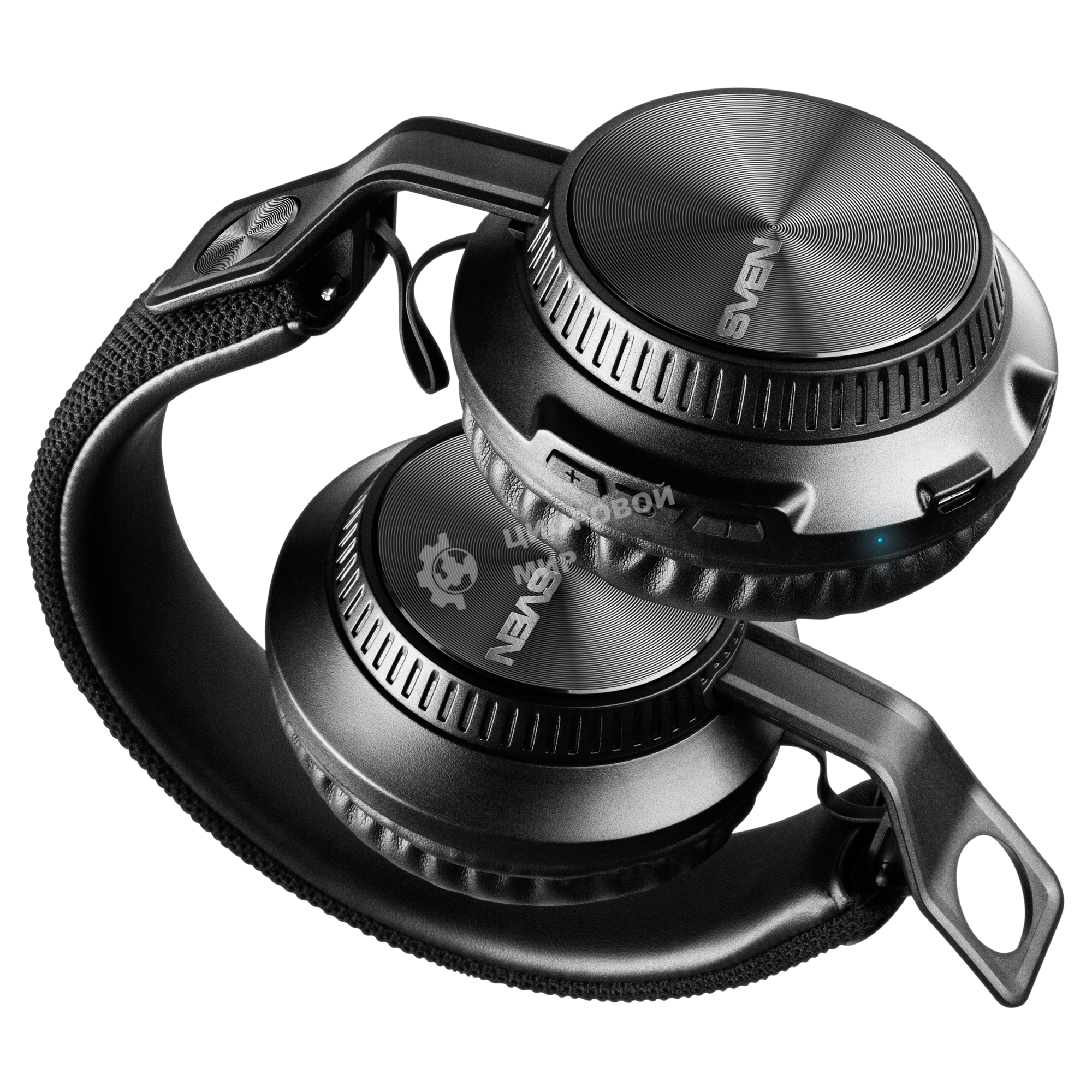 Гарнитура накладные Sven AP-B630MV 1м черный беспроводные bluetooth оголовье