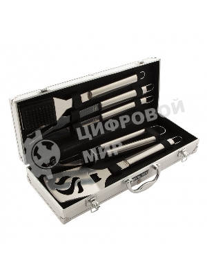 Набор приборов для барбекю Palisad Camping, 5 шт в алюм.кейсе