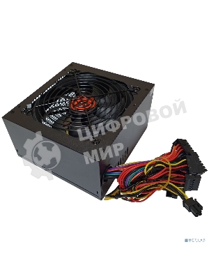 Блок питания Ginzzu SB500, 500Вт, 120мм, черный