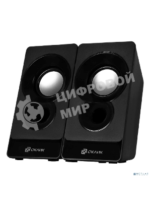 Акустическая система Oklick OK-165 2.0 черный 6Вт