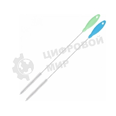 Щетка-ершик длинная для чистки трубки капучинатора, синий зеленый