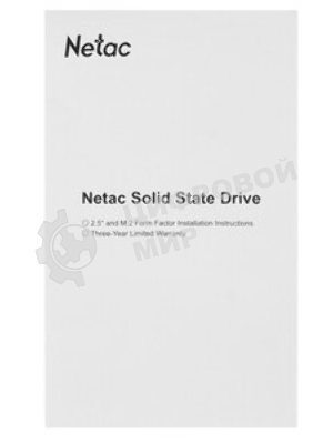 Накопитель SSD Netac N535N, 256Gb, M.2 2280, SATA-III, R/W 540/490