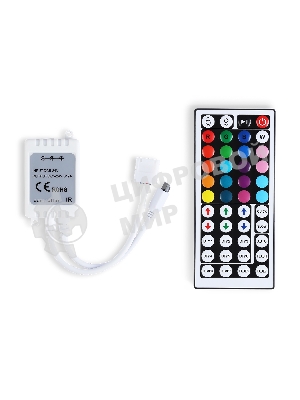 Контроллер GS11251 RGB 6A 12V 72W/ 24V 144W (ПДУ ИК CR2025)