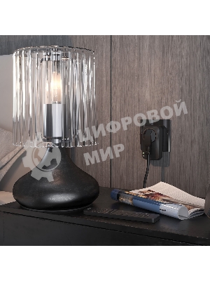 76100/00 Умная розетка Черный матовый 3500W