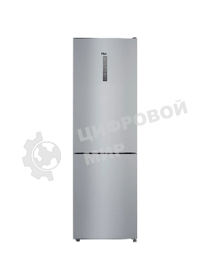 Холодильник Haier CEF535ASD серебристый двухкамерный, 241/105л, морозилка снизу, No Frost