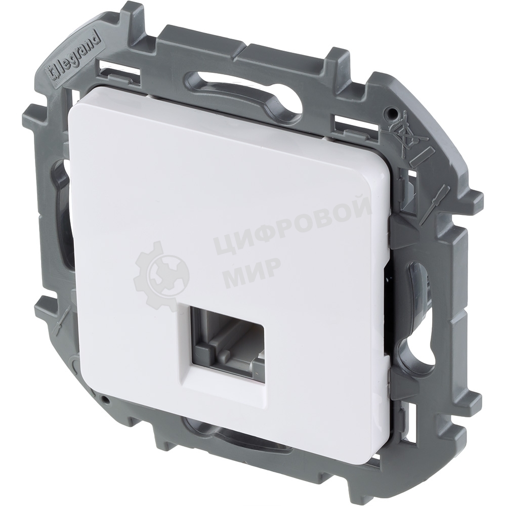 Телефонная розетка RJ11 белый