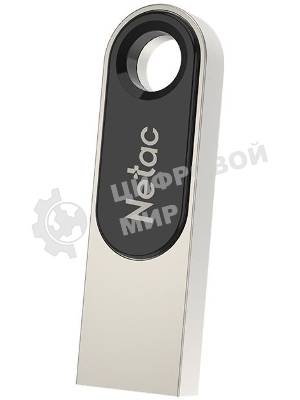 Флешка USB Netac U278 (NT03U278N-064G-20PN), 64Gb, USB 2.0, R/W 50/10, серебристый/черный