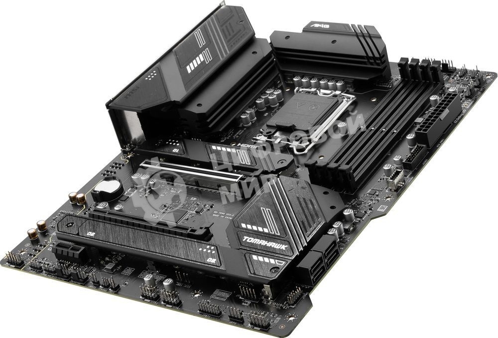 Материнская плата MSI MAG B760 TOMAHAWK WIFI, LGA 1700, Intel B760, 4xDDR5, 4xSATA, 3xM.2, 1xPCI-E 3.0 x4, 1xPCI-E 5.0 x16, 1xHDMI, 1xDP, 1xUSB Type-C, 1x2.5Gb LAN, 4xUSB-A 2.0, 4xUSB-A 3.2 Gen 2, 5x3.5 мм, 7.1, Standard-ATX