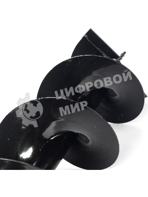 Шнек однозаходный PATRIOT D 200 для грунта к бензобуру, длина 800мм