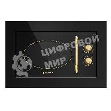 Микроволновая печь встраиваемая Maunfeld JBMO.20.5GRBG черный, 20 л, 700 Вт, переключатели - поворотный механизм