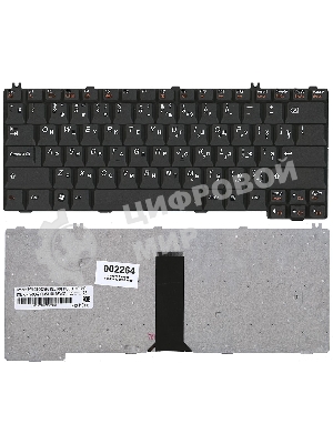 Клавиатура для ноутбука Lenovo Ideapad 3000 C100 C200 N100 N200 N220 N440 N500 V100 V200 Y500 черная
