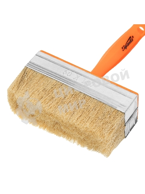 Кисть-ракля Sparta 50х140 мм, натуральная щетина, пластмассовый корпус, пластмассовая рукоятка