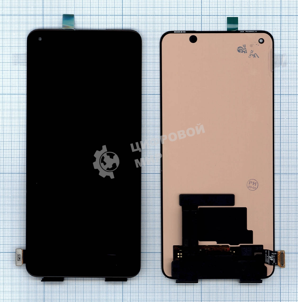 Дисплей для OnePlus Ace 2 в сборе с тачскрином черный