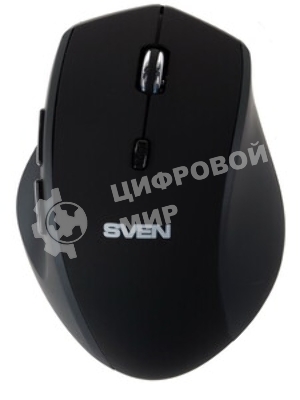 Мышь беспроводная SVEN RX-525SW красная (бесшумн. кл., 5+1кл. 600-1400DPI, Soft-touch, блист.)