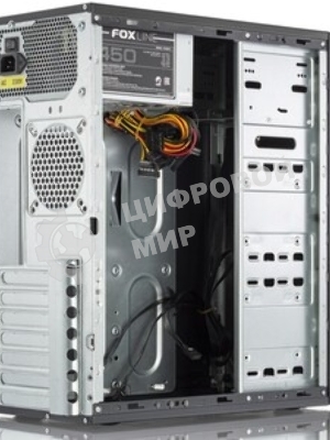 Компьютерный корпус c блоком питания 450 Ватт Case Foxline FL-301, ATX