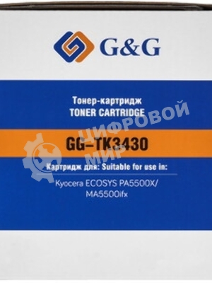 Картридж лазерный G&G GG-TK3430 TK-3430 черный (25000 стр.) для Kyocera ECOSYS PA5500X/MA5500ifx