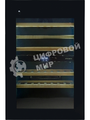 Винный шкаф встраиваемый Hyundai HBWC 0865 DCT 1-нокамерн. черный