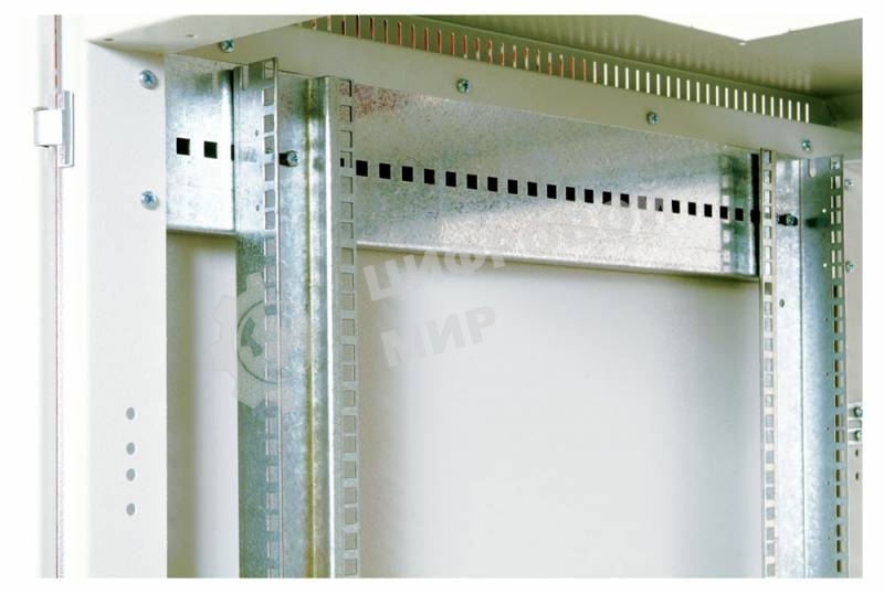 Шкаф коммутационный ЦМО ШТК-М-18.6.6-1ААА 18U 600x600 мм пер. дв. стекл задн. дв. стал. лист 2 бок. пан. направл. под закл. гайки 270 кг серый