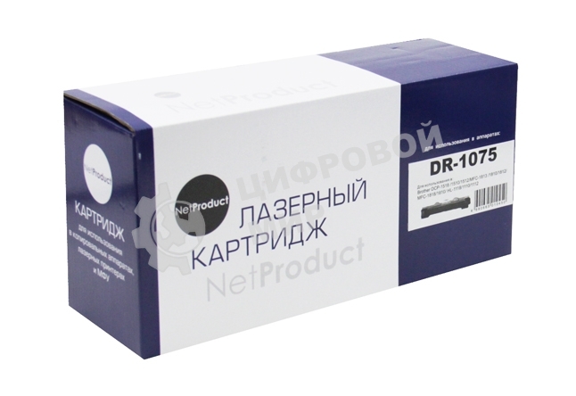 Драм-юнит NetProduct DR-1075 для Brother HL-1010R/1112R/DCP-1510R/1512R/MFC-1810R (NetProduct) NEW DR-1075, 10К