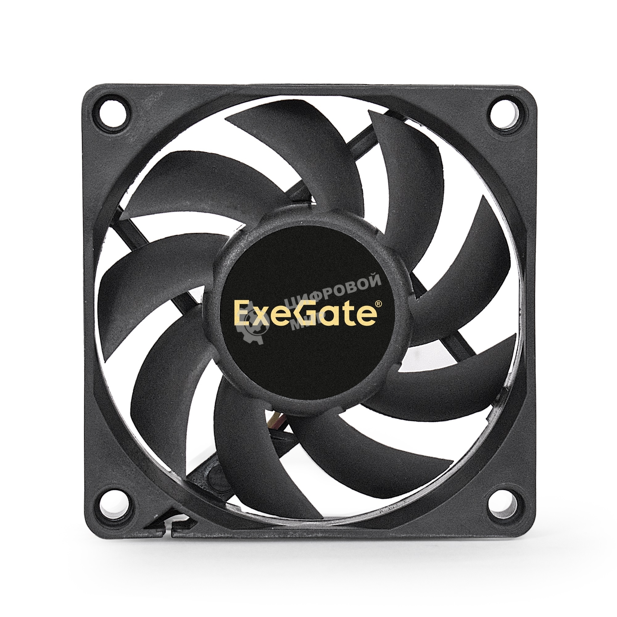 Вентилятор для корпуса ExeGate EX07015H3PM черный, 70 мм, 3000 об/мин, 26 дБ, 3 pin
